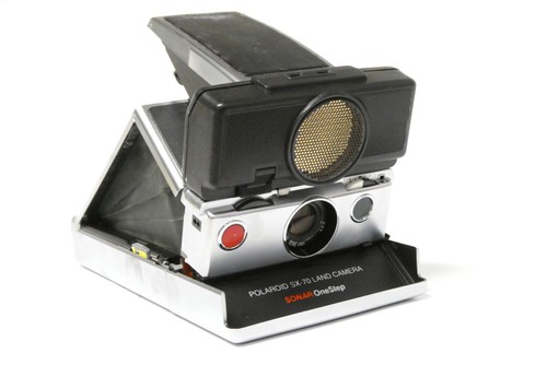 Polaroid land camera - polaroid, time